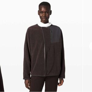 Lululemon S Moraine Fleece Jacket lululemon lab SEQUOIA